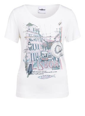 AIRFIELD T-Shirt mit Schmucksteinbesatz