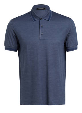 Ermenegildo Zegna Piqué-Poloshirt mit Seide