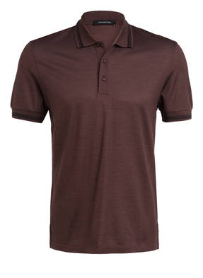 Ermenegildo Zegna Piqué-Poloshirt mit Seide