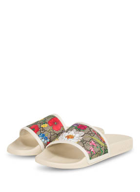 GUCCI Pantoletten GG SUPREME FLORA