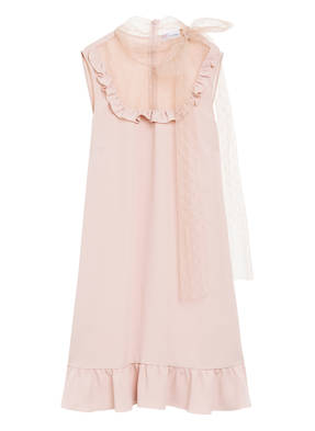 RED VALENTINO Kleid mit Volantbesatz