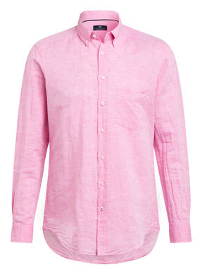 STROKESMAN'S Hemd Modern Fit mit Leinen