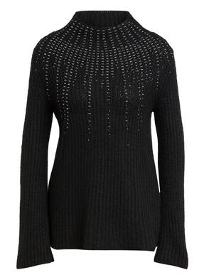 RINASCIMENTO Pullover mit Schmucksteinbesatz