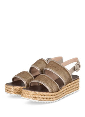 Pertini Plateau-Wedges JIMMU mit Paillettenbesatz