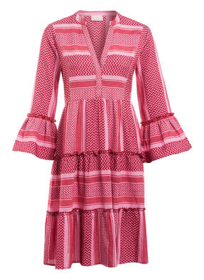 Mrs & HUGS Kleid mit 3/4-Arm und Volantbesatz