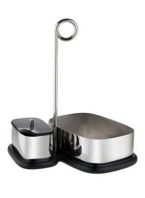 ALESSI Set aus Zuckerdose und Servierschale BIBO