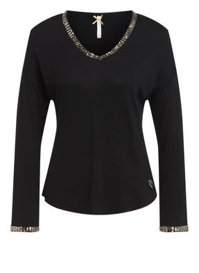 KEY LARGO Pullover NIGHT mit Paillettenbesatz