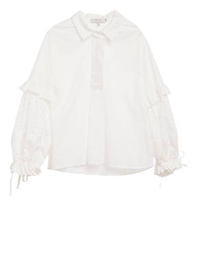 MUNTHE Bluse MELT mit Lochspitze