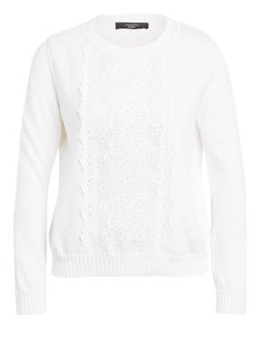 WEEKEND MaxMara Pullover mit Spitzenbesatz