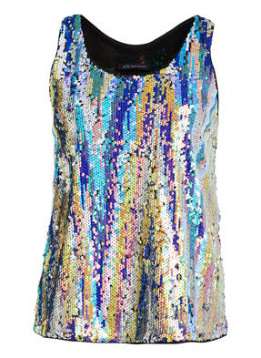 ARMANI EXCHANGE Top mit Pailettenbesatz