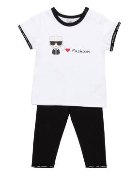 KARL LAGERFELD KIDS Set: T-Shirt und Leggings