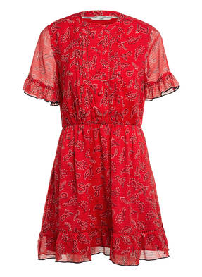 TOMMY JEANS Kleid mit Volantsbesatz