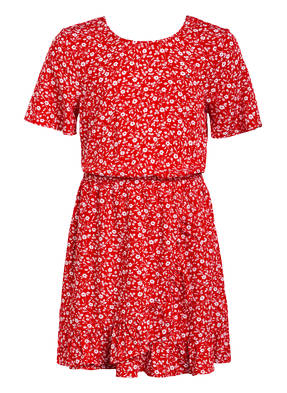 TOMMY HILFIGER Kleid mit Volantbesatz