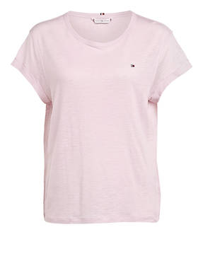 TOMMY HILFIGER T-Shirt mit Leinen