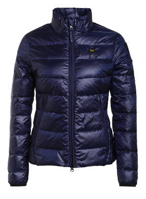 Blauer Lightweight-Daunenjacke