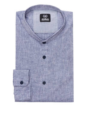 strellson Hemd CONELL Regular Fit mit Stehkragen und Leinen