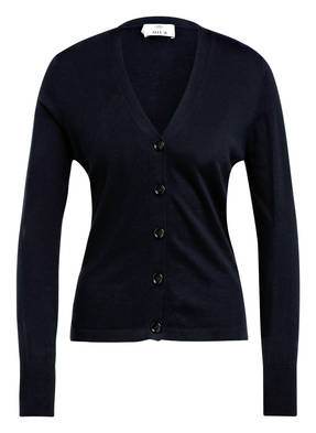 ALLUDE Strickjacke mit Leinen