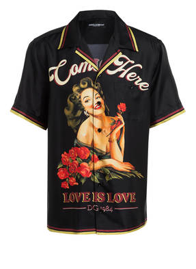 DOLCE&GABBANA Resorthemd Comfort Fit aus Seide