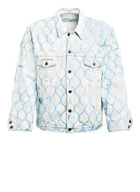 OFF-WHITE Oversized-Jeansjacke FENCE