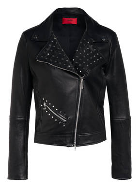 HUGO Lederjacke LELIDA mit Nietenbesatz
