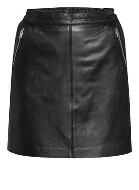 OAKWOOD Minirock STREET aus Leder