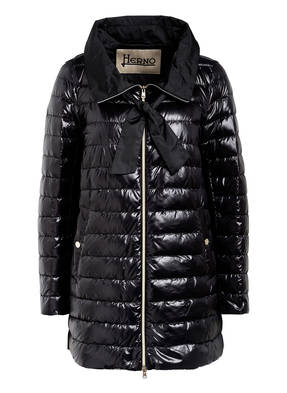 HERNO Lightweight-Daunenjacke TEFFETA im Materialmix