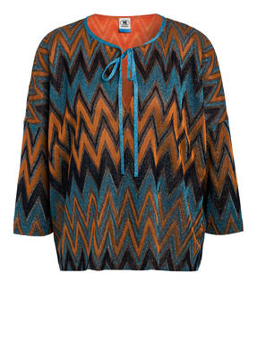 M MISSONI Shirt mit 3/4-Arm und Glitzergarn