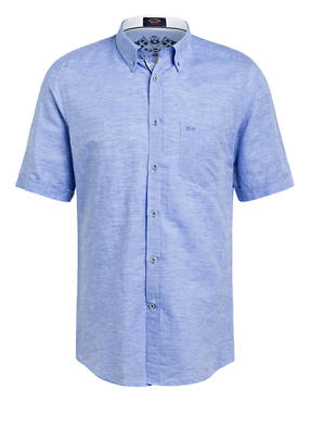 PAUL & SHARK Halbarm-Leinenhemd Slim Fit