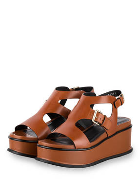 ELVIO ZANON Plateau-Sandalen
