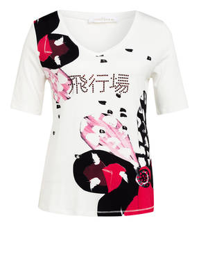 AIRFIELD T-Shirt mit Schmucksteinbesatz