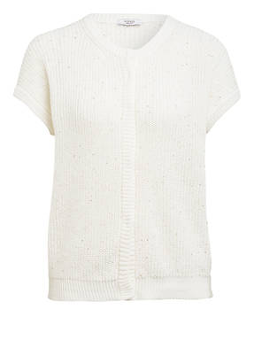 PESERICO Strickjacke mit Paillettenbesatz