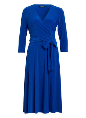 LAUREN RALPH LAUREN Kleid CARLYNA in Wickeloptik mit 3/4-Arm