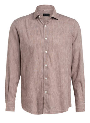 Ermenegildo Zegna Hemd Regular Fit mit Leinen