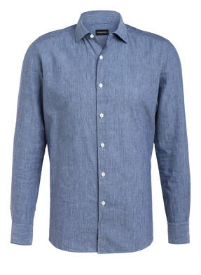 Ermenegildo Zegna Hemd Regular Fit mit Leinen