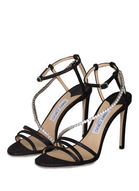 JIMMY CHOO Sandaletten THAIA 100 mit Schmucksteinbesatz