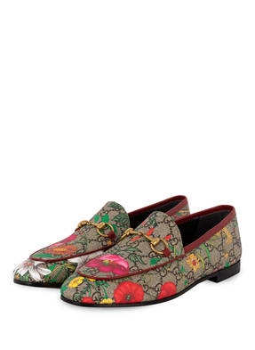 GUCCI Loafer GG SUPREME FLORA