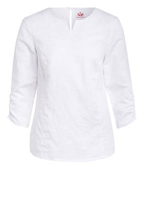 Spieth & Wensky Trachtenbluse mit 3/4-Arm mit Leinen