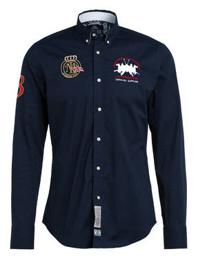 LA MARTINA Hemd Slim Fit mit Stickereien