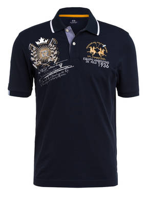 LA MARTINA Piqué-Poloshirt Regular Fit mit Stickereien