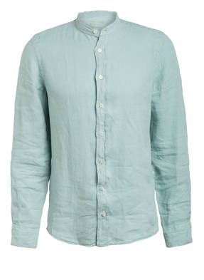 HACKETT LONDON Leinenhemd PORTER Slim Fit mit Stehkragen