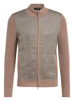 HACKETT LONDON Strickjacke mit Leinen