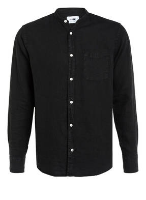 NN07 Leinenhemd JUSTIN Regular Fit mit Stehkragen