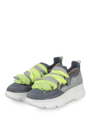 181 Plateau-Sneaker KYOG mit Schmucksteinbesatz