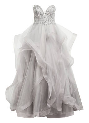 unique Abendkleid mit Stola