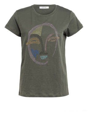 MUNTHE T-Shirt ELISA mit Schmucksteinbesatz