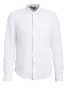 Marc O'Polo Leinenhemd Shaped Fit mit Stehkragen