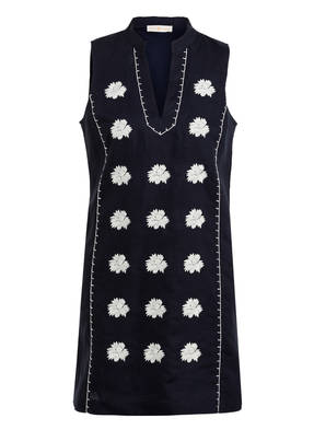 TORY BURCH Kleid mit Leinen und Stickereien