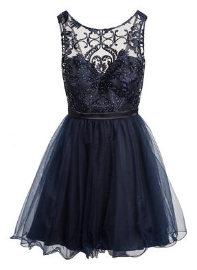 VM VERA MONT Cocktailkleid mit Schmucksteinbesatz