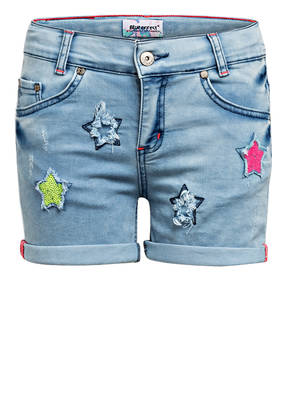 BLUE EFFECT Jeans-Shorts mit Paillettenbesatz