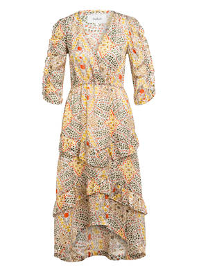 ba&sh Kleid HAPPY mit 3/4-Arm und Glitzergarn
